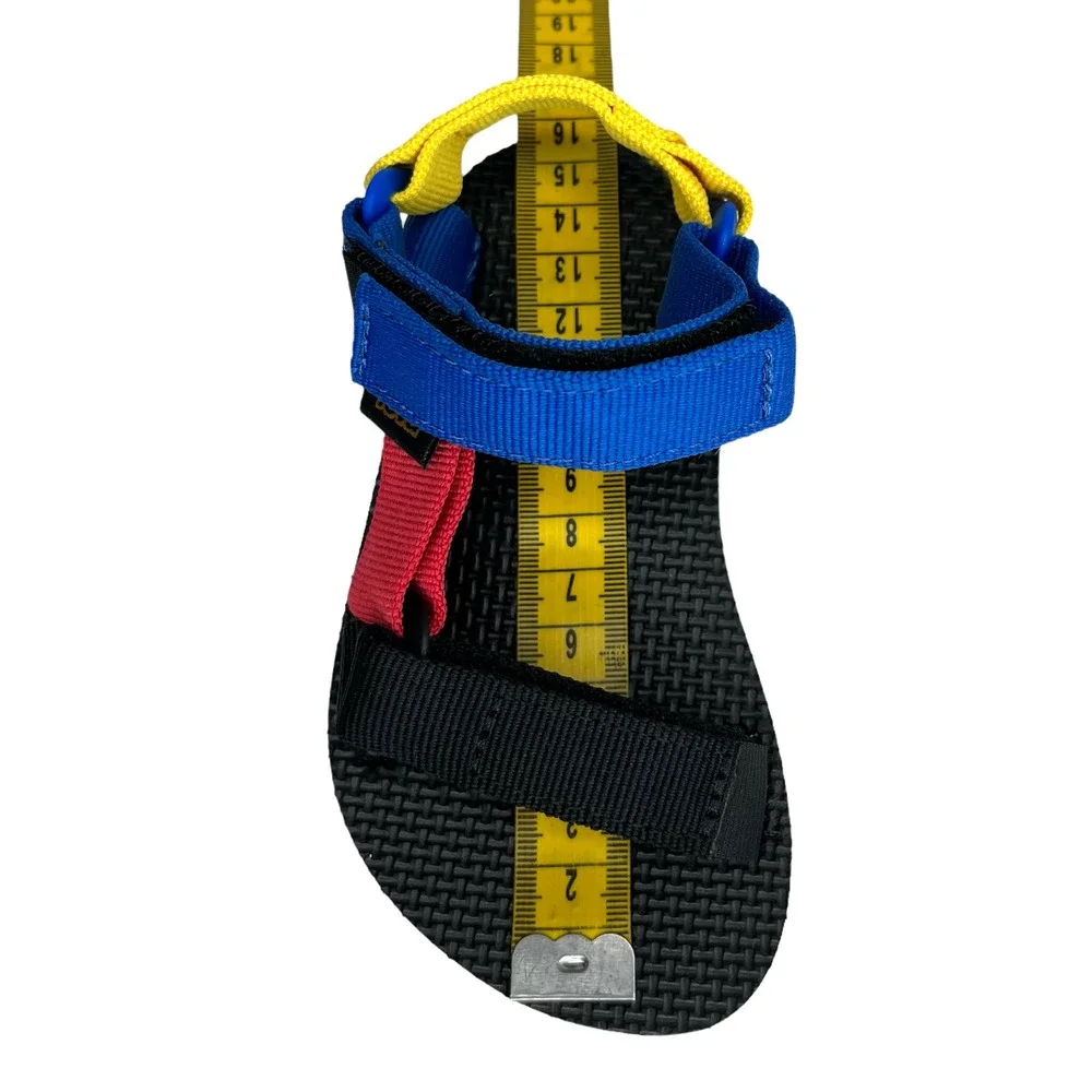 Teva Toddler Boys Girls Sport Sandal Size 8 Black-Multi Adjust‎ Straps Open Toe
